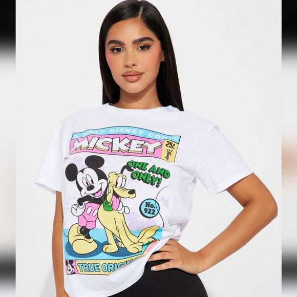 Fashionnova Mickey and Pluto Graphic Tshirt - Picture 3 of 4